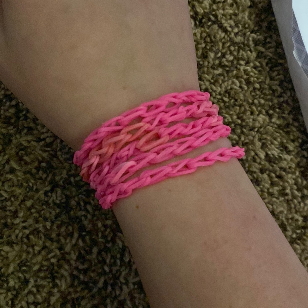 5pc pink bracelet